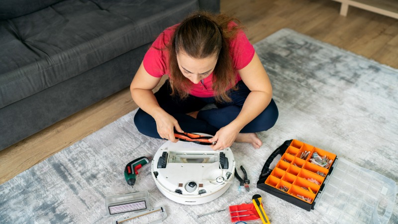 réparer un aspirateur robot